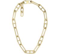 Fossil Collier Pour Femmes Heritage, Longueur : 23mm, Largeur : 1.7mm, Hauteur : 23mm Collier En Acier Inoxydable Doré, JF04102710