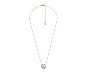 FOSSIL Chaîne 'Merrit' or rose / blanc perle, Taille One Size