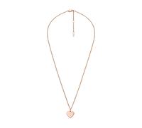 Fossil - Collier Cœur Ellis - Femme - Accessoires - Rose - Taille: ONE Size