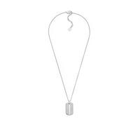 Fossil Collier homme en acier inoxydable avec fermoir mousqueton pour chien