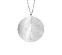 Fossil Collier pendentif Harlow Locket Collection Fossil en acier inoxydable, pour femme, JF04737040