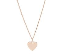 Fossil Collier Femme Vintage Iconic JF03021791 – Acier inoxydable rose-or, 18''+2''
