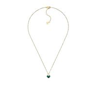Fossil Collier pour femme en acier inoxydable avec fermoir mousqueton et pendentif en forme de coeur