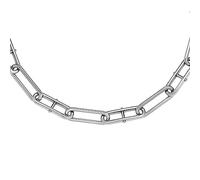 Fossil Collier pour femme en acier inoxydable et pierre de verre 32029431, taille unique, Acier inoxydable, Pas de gemme