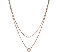 Collier et pendentif Fossil Classics JF03057791 - Collier et pendentif Acier Doré Rose Femme Doré rose
