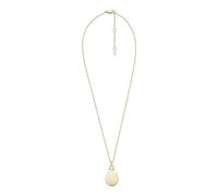 Fossil Collier Pour Femmes Drew, Longueur : 420mm+50mm, Largeur : 24.9mm, Hauteur : 15.6mm Collier En Acier Inoxydable Doré, JF04173710