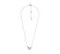 Fossil Collier Pour Femmes En Argent Fin, Longueur : 356mm+51mm, Largeur : 13mm, Hauteur : 9.5mm Collier En Argent Fin, JFS00619040