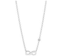 Fossil Collier Pour Femmes En Argent Fin, Mesures : 420 mm + 50 mm Collier En Argent, JFS00394040