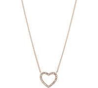 Fossil Collier Pour Femmes Vintage Glitz, 40.6 Cm De Longueur, 5.1 Cm D'Extension Collier En Acier Inoxydable Doré Rose, JF03086791