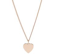 Fossil Collier Pour Femmes Vintage Iconic, Longueur Totale:18''+2''Chaîne D'Extension Collier En Acier Inoxydable Rose-Or, JF03021791