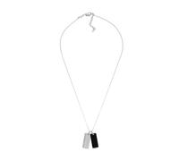 Fossil Collier pour homme Harlow Linear Texture Onyx noir, JF04565040
