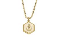 FOSSIL Collier pour hommes, chaîne en acier inoxydable