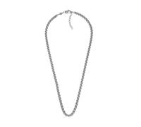 Fossil Collier pour hommes, collier à chaîne en acier inoxydable All Stacked Up