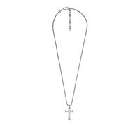 Fossil Collier Pour Hommes , Longueur : 508mm+50.8mm, Largeur : 16.8mm, Hauteur : 31.8mm Collier En Acier Inoxydable Argenté, JF04401040