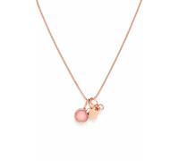 Fossil - Collier Sutton Cœur et Quartz Rose - Femme - Accessoires - Rose - Taille: ONE Size