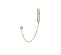 Fossil Créoles All Stacked Up en acier inoxydable, doré, pour femme, JF04594710