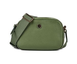Fossil Danni Sac à bandoulière Cuir véritable 23 cm vert
