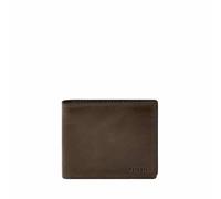 Fossil Derrick, Accessoire de Voyage-Portefeuille à Double pli Homme, Gris, X-Small