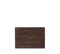 Fossil Derrick, Accessoire Portefeuille de Voyage Hommes, Marron, 11.43 cm L x 1.27 cm W x 7.62 cm H