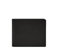 Fossil Derrick Bifold RFID avec identifiant à Rabat Noir, Noir