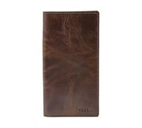 Fossil Derrick Brown Leather Bifold Vertical Wallet for Men