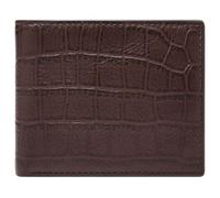 Fossil Derrick Ensemble Portefeuille en Cuir ou Polyester pour Homme, Marron Caramel, 12.07 cm L x 2.54 cm W x 9.53 cm H