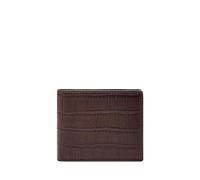 Fossil Derrick, Accessoire de Voyage-Portefeuille Hommes, Marron, s