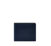 FOSSIL Porte-monnaie bleu foncé en cuir pour homme - Derrick RFID Large Coin Pocket Bifold Insignia Blue 306616