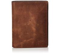Fossil Derrick International Portefeuille pour Homme avec Blocage RFID, Marron, Taille Unique