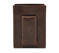 FOSSIL Porte-cartes marron en cuir pour homme - Derrick Magnetic Card Case Dark Brown 51057