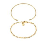 Fossil JA7292SET Bracelet en argent sterling doré pour femme