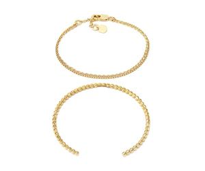 FOSSIL Ensemble de bracelets Femme en laiton à styles multiples