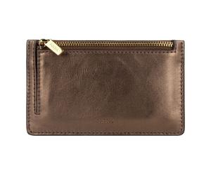 Fossil Étui à clés Logan en cuir 14 cm couleur bronze