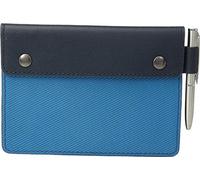 Fossil Étui d'identification pour passeport pour homme, bleu, taille unique