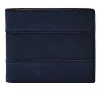 FOSSIL Étui pour carte de crédit bleu foncé en cuir pour homme - Everett Bifold Card Case Insignia Blue 193193