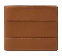 FOSSIL Étui pour carte de crédit brun clair en cuir pour homme - Everett Bifold Card Case Saddle 217335