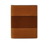 FOSSIL Étui pour carte de crédit marron en cuir pour homme - Everett Card Case Bifold Medium Brown 132667