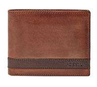 FOSSIL Étui pour carte de crédit marron pour homme - Quinn Bifold Flip ID 63429