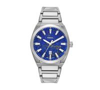 Fossil Everett FS6058 Montre à quartz pour homme Cadran bleu