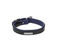 Fossil Everett JA7316998 Bracelet en cuir pour homme Noir