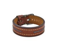 Fossil Everett JF04949040 Bracelet en cuir marron pour homme