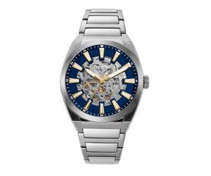 Fossil Everett Watch for Men, Automatic Three Hand Movement with Stainless Steel Or Leather Strap