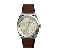 Fossil Everett Watch for Men, Quartz Movement with Stainless Steel Or Leather Strap, Rouge Cramoisi