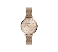 Fossil, Femme, Accessoires, Jaune, Taille: ONE Size Jacqueline 3-Aiguilles Montre Acier Caramel Es5120