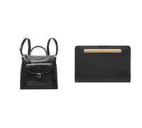 FOSSIL Femme Parker Sac en cuir noir et portefeuille Liza, Coffret