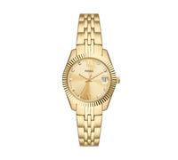 Fossil Femme Scarlette Mini Quartz Montre trois aiguilles en acier inoxydable Couleur : Or/Or (Modle : ES5338)