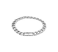 Fossil Femmes Acier inoxydable avec fermoir mousqueton Collier pendentif zodiaque rond