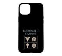 Fossil Finds Collection Ammonite Dent de Requin Cadeau Préhistoire Coque pour iPhone 15 Plus