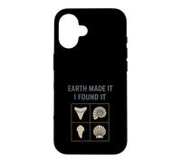 Fossil Finds Collection Ammonite Dent de Requin Cadeau Préhistoire Coque pour iPhone 16