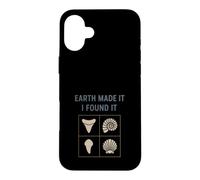 Fossil Finds Collection Ammonite Dent de Requin Cadeau Préhistoire Coque pour iPhone 16 Plus